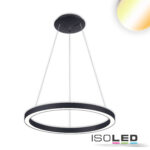 LED Hängeleuchte Circle 580 schwarz, 48W, rund, ColorSwitch 3000|3500|4000K, dimmbar