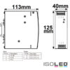 LED Hutschienen-Trafo 24V, 24~28V/DC, 0-150W