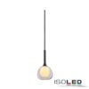 Pendelleuchte, clear/white Glas, E14, 50-300cm, exkl. Leuchtmittel, exkl. Baldachin