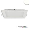 LED Downlight, 15W, eckig, ultraflach, blendungsreduziert, weiß, neutralweiß, dimmbar CRI90