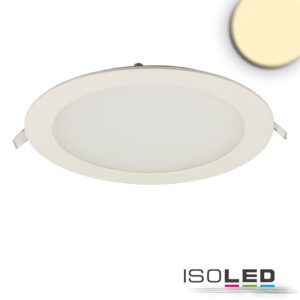 LED Downlight, 18W, rund, ultraflach, blendungsreduziert, weiß, warmweiß, dimmbar CRI90