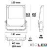 LED Fluter HEQ 50W, 30°, 5700K, IP66