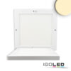 Deckenlampe Slim eckig weiß, 220x220mm, mit PIR-Bewegungssensor, 18W, Trafo integriert, warmweiß