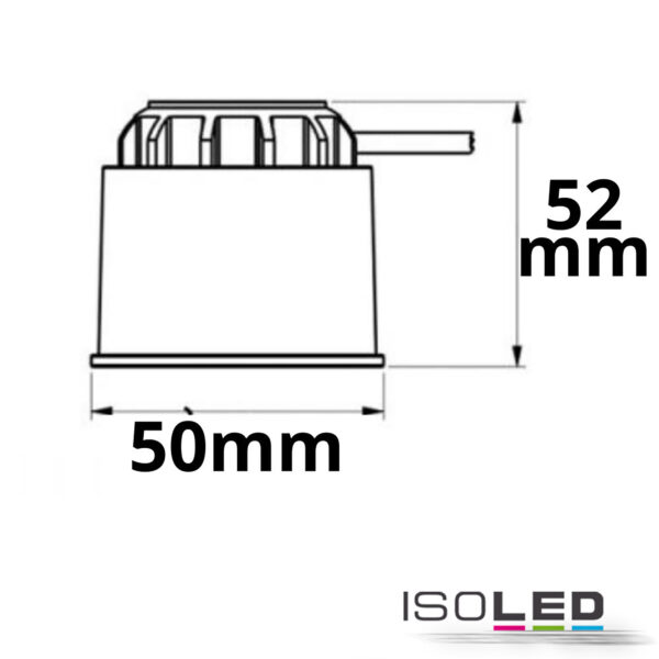 LED Spot RGB+3000K GU10 8W, 5-polig, 24V DC, silber, 60°, CRI80