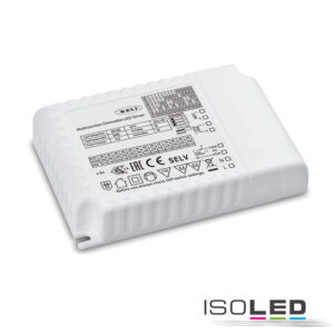 LED Konstantstrom Trafo 300-900mA (9-58V), 30W, Push/1-10V/DALI-2 dimmbar, SELV
