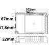 LED Konstantstrom Trafo 300-900mA (9-58V), 30W, Push/1-10V/DALI-2 dimmbar, SELV