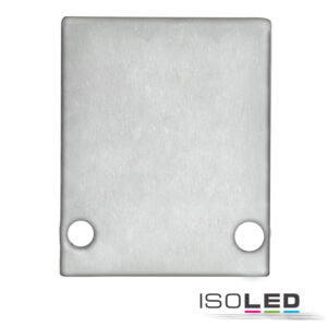 Endkappe EC89 Aluminium eloxiert für Profil HIDE SINGLE inkl. Schrauben