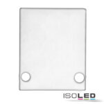Endkappe EC89W Aluminium weiß RAL 9003 für Profil HIDE SINGLE inkl. Schrauben
