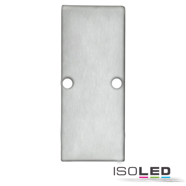 Endkappe EC90 Aluminium eloxiert für Profil HIDE DOUBLE inkl. Schrauben