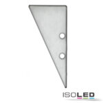 Endkappe EC91 Aluminium eloxiert für Profil HIDE TRIANGLE inkl. Schrauben