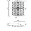 LED Flutlichtanlage 900W, 130x40°, 4 Module (Lichtpunkte), 1-10V dimmbar, 4000K, IP66 (ext. Trafo)