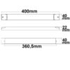 LED PWM-Trafo 24V/DC, 0-250W, Push/DALI-2 dimmbar, SELV, flach