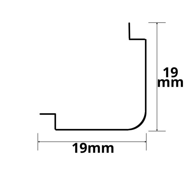 Montageklammer für Eckprofil CORNER10