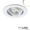 LED Einbauleuchte Slim68 MiniAMP weiß, rund, 8W, 24V DC, neutralweiß, dimmbar
