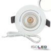 LED Einbauleuchte Slim68 MiniAMP weiß, rund, 8W, 24V DC, neutralweiß, dimmbar