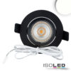 LED Einbauleuchte Slim68 MiniAMP schwarz, rund, 8W, 24V DC, neutralweiß, dimmbar