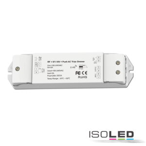 Sys-Pro Funk/Push/1-10V Input, Triac-Dimmer, 230V, 300VA, Phasenan-/Abschnitt wählbar