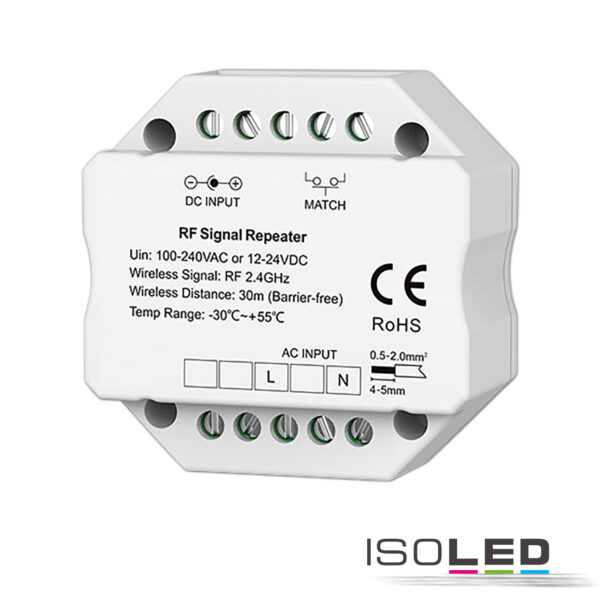 Sys-Pro Mesh Signal Repeater, max. 30m, 12-24V DC / 100-240V AC
