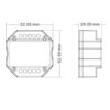 Sys-Pro Mesh Signal Repeater, max. 30m, 12-24V DC / 100-240V AC
