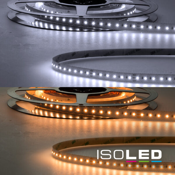 LED CRI918/940 Linear10 CCT Flexband, 24V DC, 10W ww + 10W nw, IP20, 5m Rolle, 240 LED/m