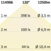 LED Downlight, 15W, eckig, ultraflach, silber, neutralweiß, dimmbar