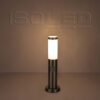 Pollerleuchte 450 Edelstahl, IP44, warmweiß, inkl. E27 LED Leuchtmittel 9W
