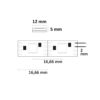 LED WS2815 Digital SPI Flexband, 12V DC, 8W, IP68, RGB, 5m Rolle, 60 LED/m