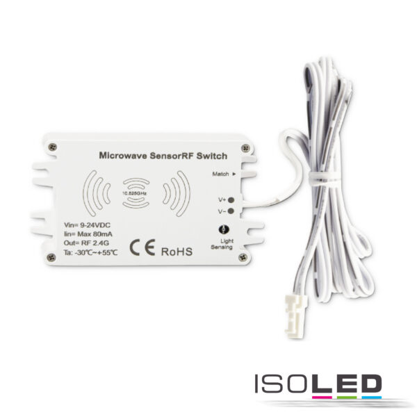 Sys-Pro Funk HF-Bewegungsmelder MiniAMP, 9-24V