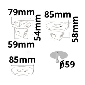 114555_Skizze Cover Aluminium eckig 3 weiß für Sys-Wall68