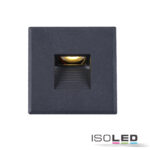 Cover Aluminium eckig 3 schwarz für Sys-Wall68