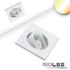 LED Einbauleuchte Sunset Slim68 weiß, eckig, 9W, 1800-2800K, Dimm-to-warm