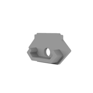 114963_2 Endkappe E214 für LED Trockenbauprofil Inneneck, 1STK