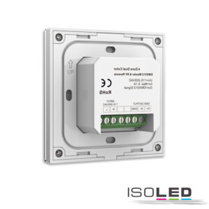 114449_2 Sys-Pro weißdynamische 4 Zonen Einbau-Touch-Fernbedienung + DMX-Output, weiß, 230V