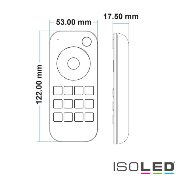 Sys-Pro RGB+weißdynamische 4 Zonen Fernbedienung mit 2 Szenenspeicher