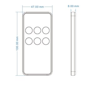 112293_2_iso Sys-Pro RGB+W 1 Zone Fernbedienung Mini