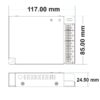 Sys-Pro Funk Mesh PWM-Dimmer, 1-4 Kanal, 12-24V DC 4x8A, 36-48V DC 4x5A