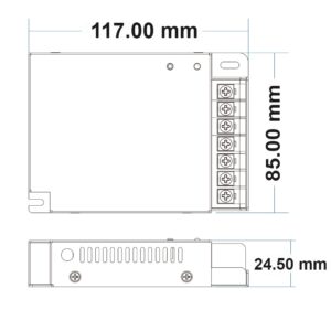 114455_skizze Sys-Pro Funk Mesh PWM-Dimmer, 1-4 Kanal, 12-24V DC 4x8A, 36-48V DC 4x5A