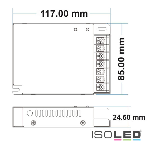 Sys-Pro Funk Mesh PWM-Dimmer, 1-4 Kanal, 12-24V DC 4x8A, 36-48V DC 4x5A