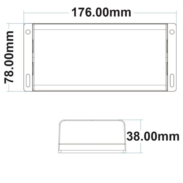 Sys-Pro Funk Mesh PWM-Dimmer IP67, 1-4 Kanal, 12-48V DC 4x5A