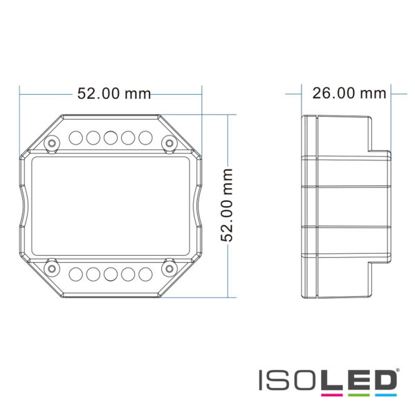 Sys-Pro Push/Funk Mesh-Dimmer mit 0/1-10V Output und Switch 85-265V 1.5A