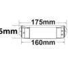 DALI DT6 4 Adressen PWM-Dimmer, 4 Kanal, 12-48V DC 4x5A