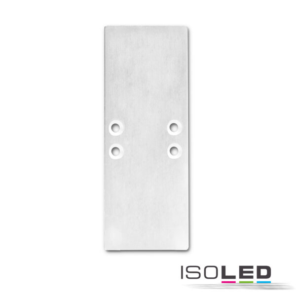 Endkappe EC66 Aluminium silber für Profil 2SIDE, 2 STK, inkl. Schrauben
