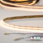 LED CRI930 MiniAMP Flexband, 24V DC, 12W, IP20, 3000K, 120cm, beids. 30cm Kabel + maleAMP, 300 LED/m