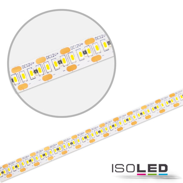LED CRI940 MiniAMP Flexband, 12V DC, 12W, IP20, 4000K, 250cm, beids. 30cm Kabel + maleAMP, 300 LED/m