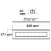LED Hallenleuchte Linear SK 100W, 60°, IK10, IP65, 1-10V dimmbar, neutralweiß