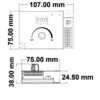 Sys-Pro Dreh/Funk Mesh Multi-PWM-Dimmer, 1 Kanal, 12-24V DC 10-20A, 36-48V DC 15A