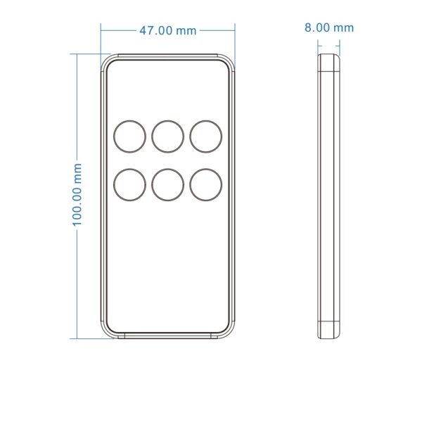 Sys-Pro weißdynamische 1 Zone Fernbedienung Mini