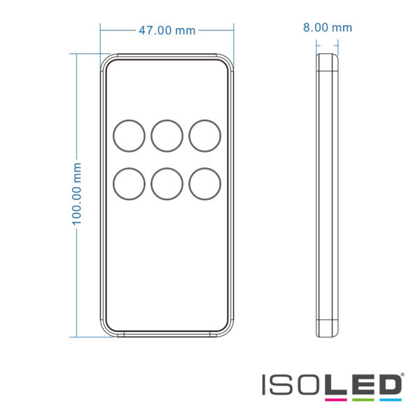 Sys-Pro weißdynamische 1 Zone Fernbedienung Mini