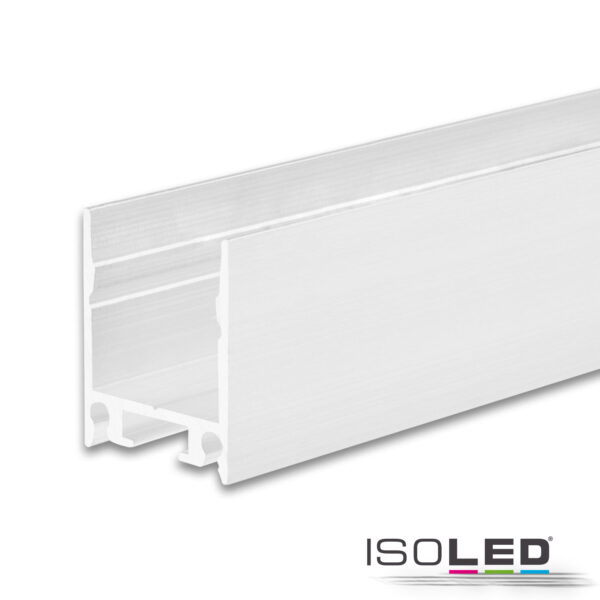 LED Aufbauleuchtenprofil HIDE SINGLE Aluminium weiß RAL 9003, 200cm