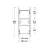 LED Aufbauleuchtenprofil HIDE DOUBLE Aluminium eloxiert, 200cm